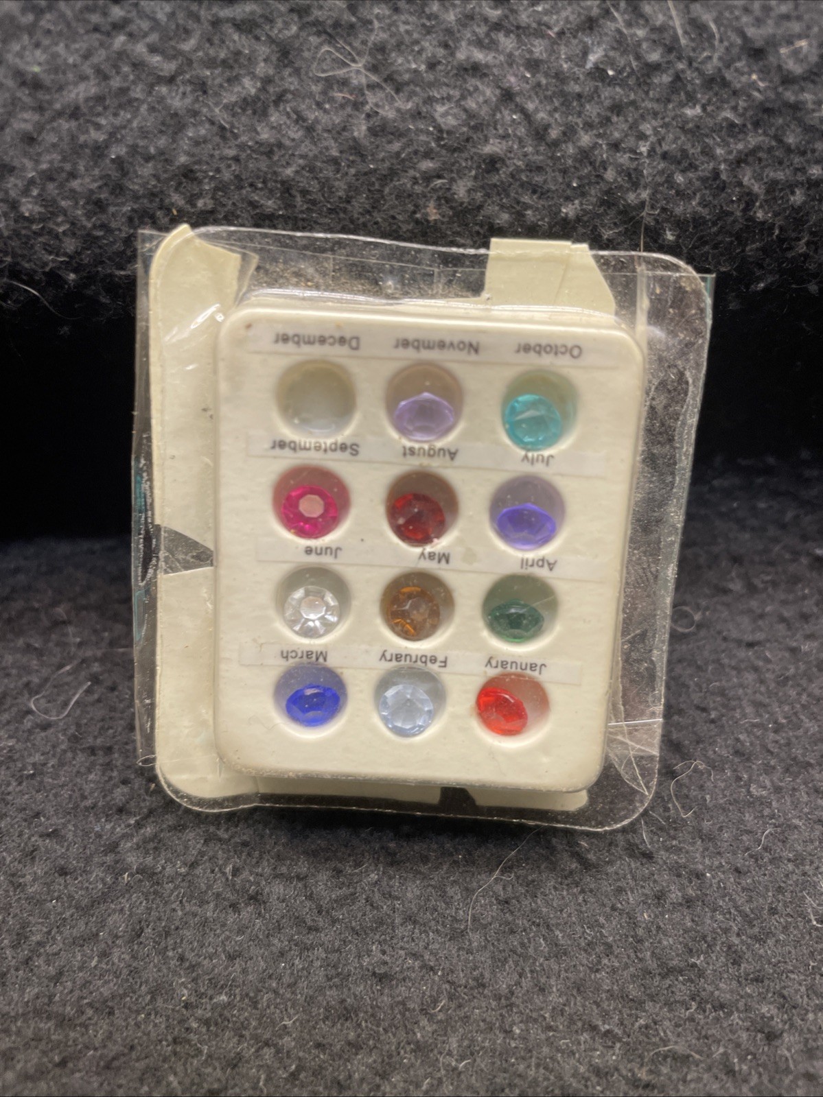 Lot of Story Locket Acrilic Birthstones and Unknown Brand
