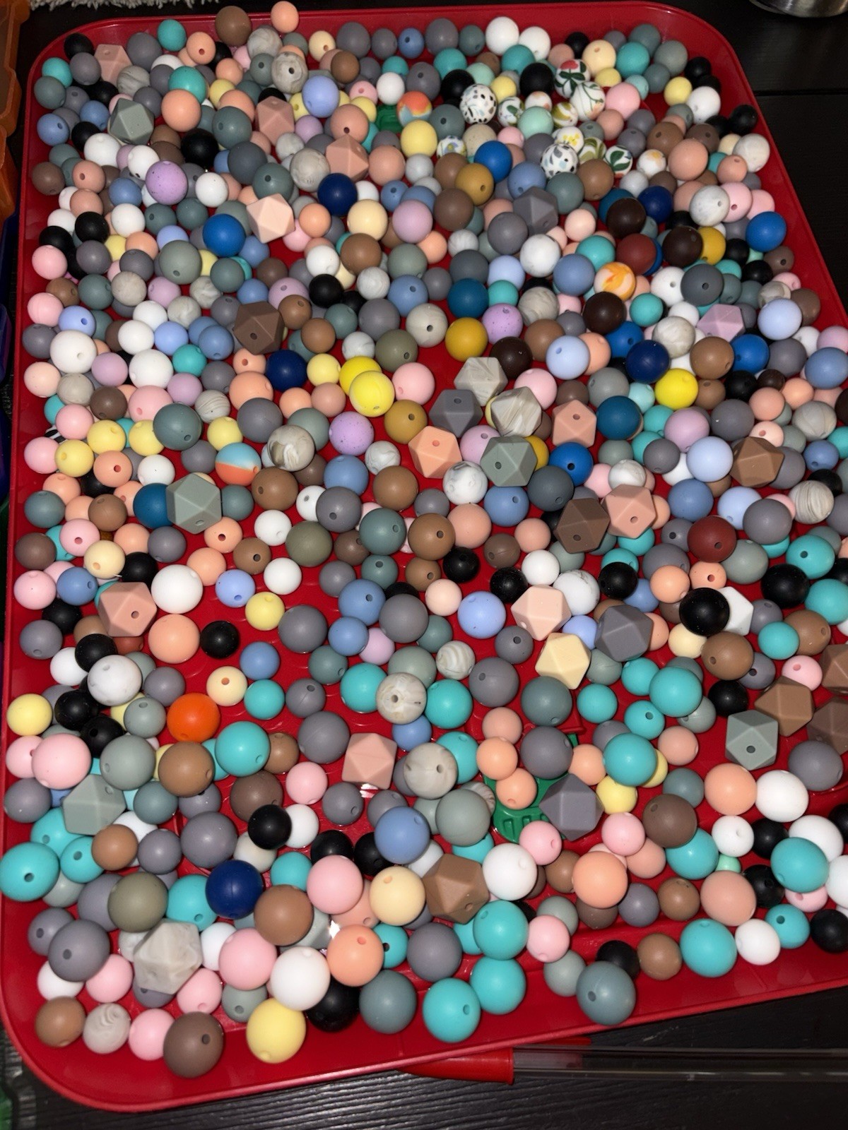 Large Lot Silicone Beads for Crafting Jewelry Making Silicone Beads
