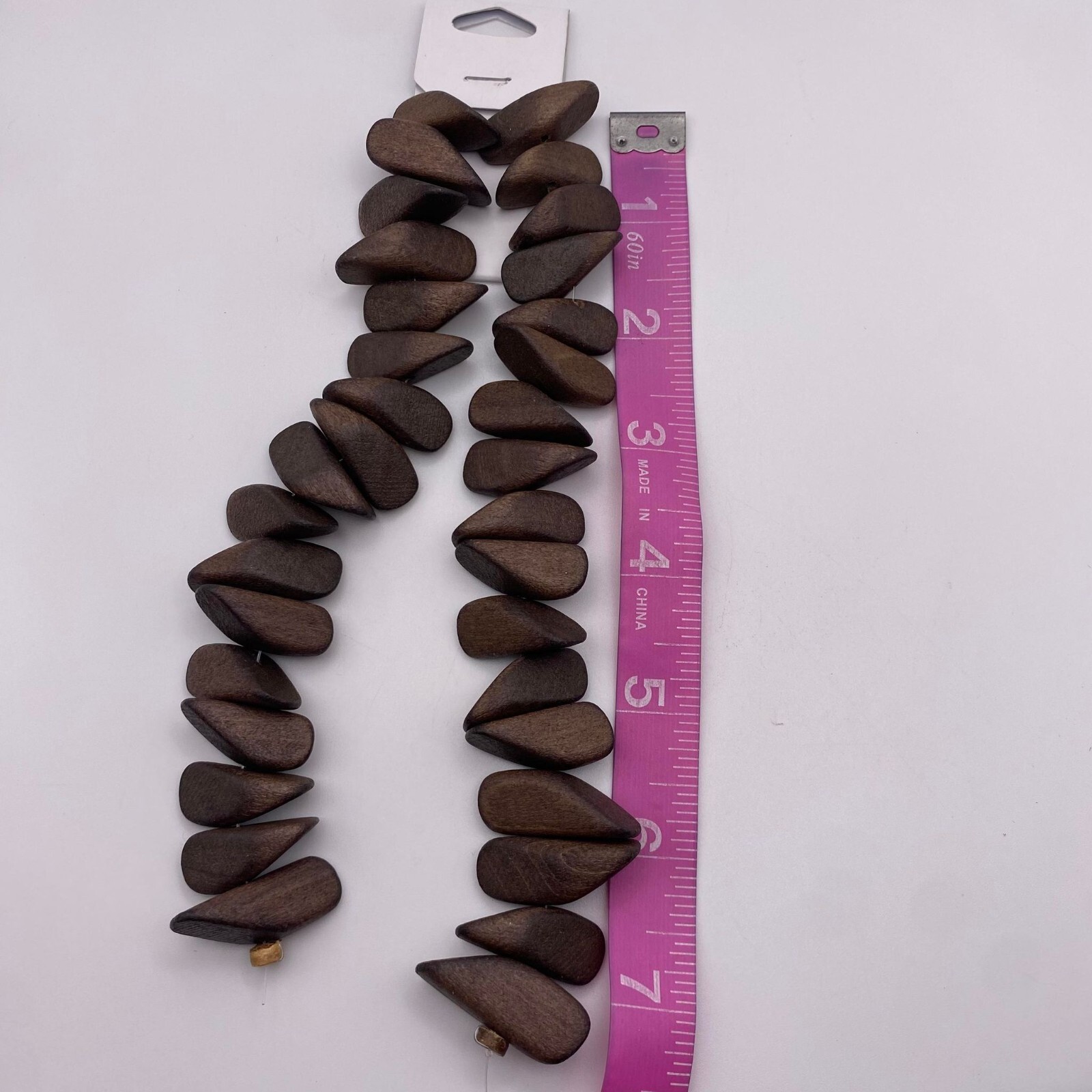 6 Strands Wooden Beads Round Shaped & Asymmetric Shaped Beads DIY Jewelry Making