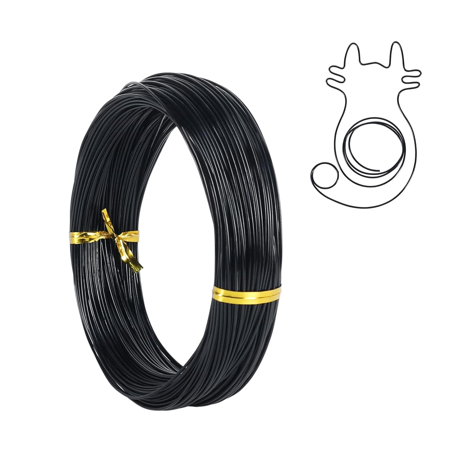 18 Gauge Aluminum Craft Wire, 165 Feet 1Mm Bendable Metal Wire for Jewelry Makin