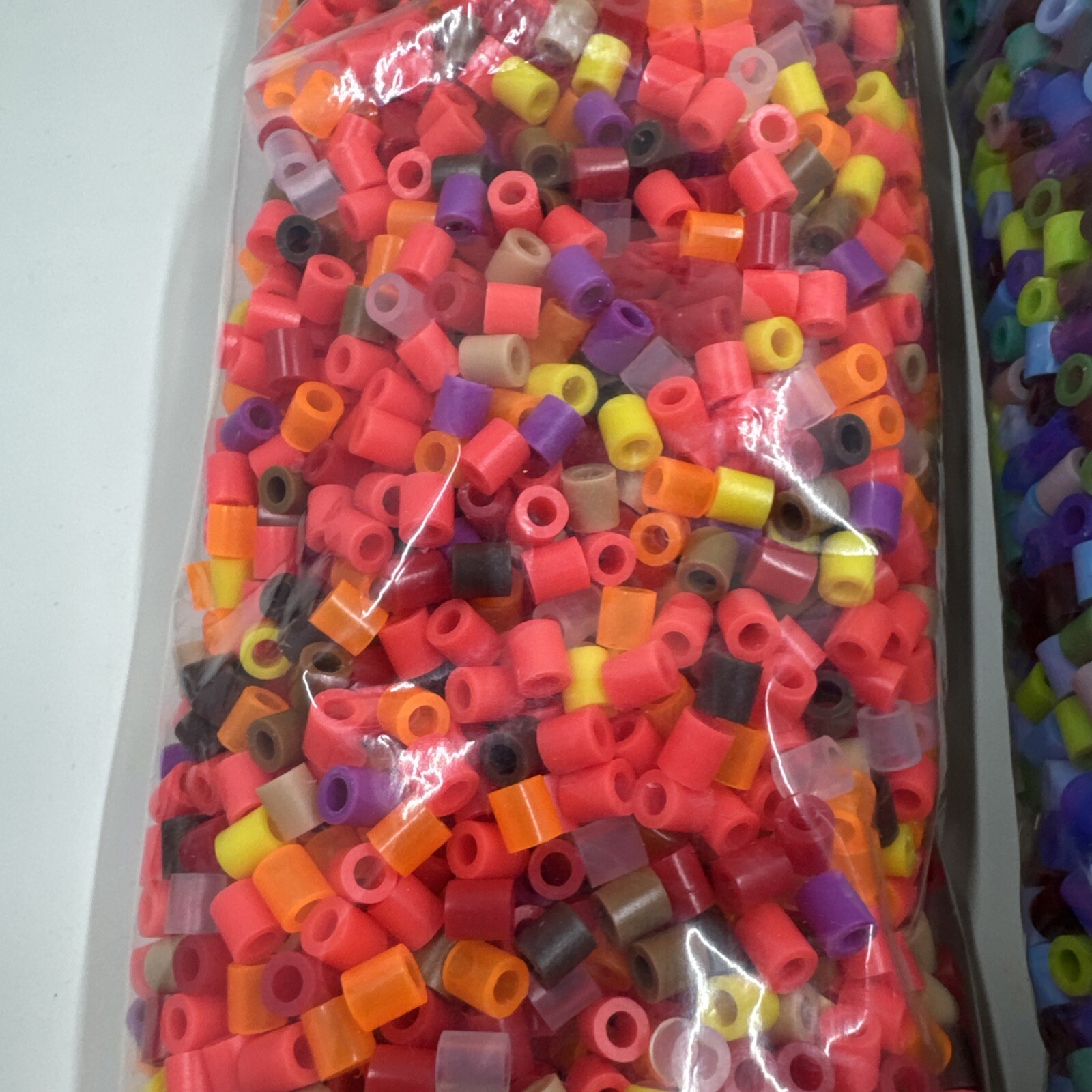 Multi-Colored Melty Fuse Beads Blues, Greens, Oranges Mixed