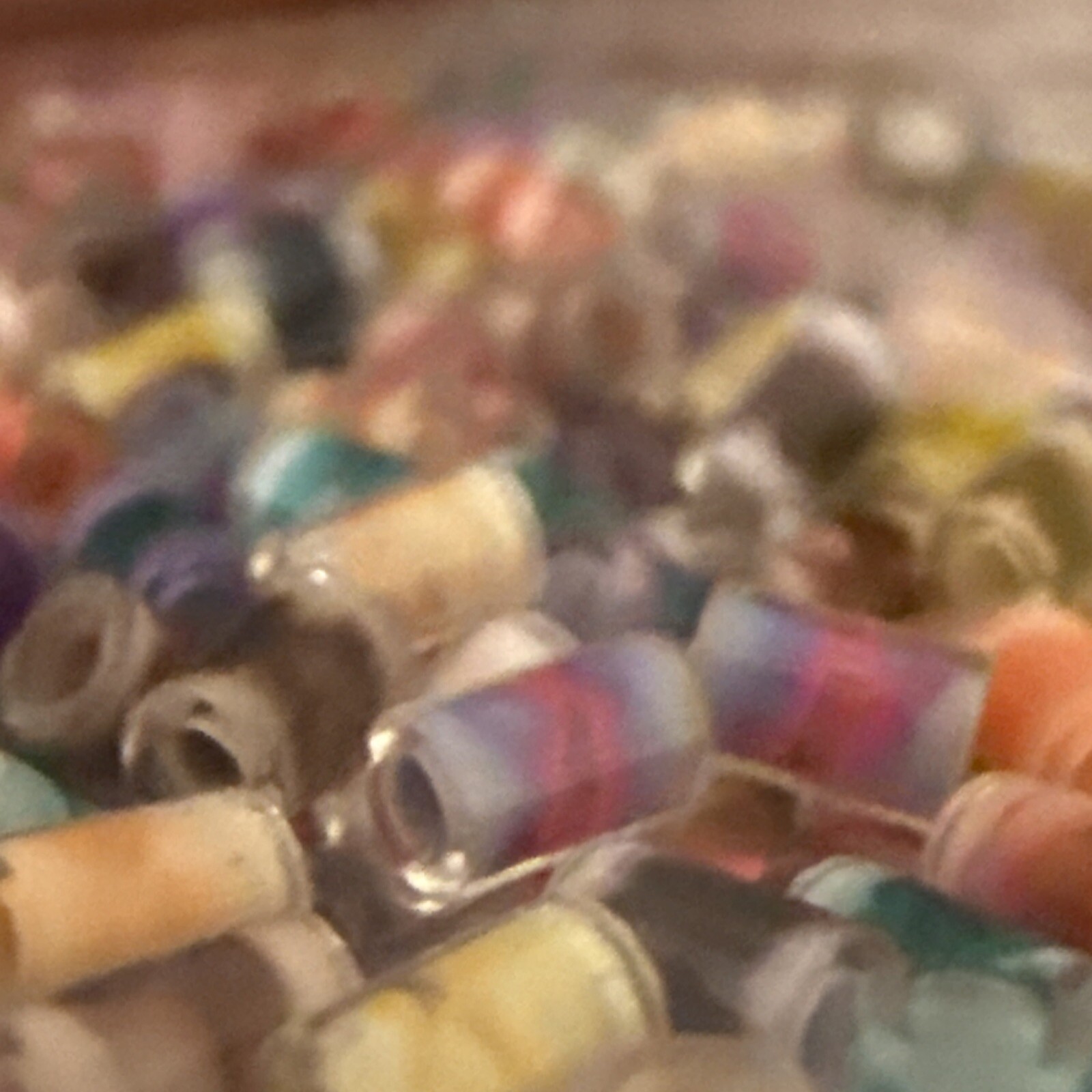 3mm Glass Tube Barrel Beads High Quality Ships From Usa 200 Pc.