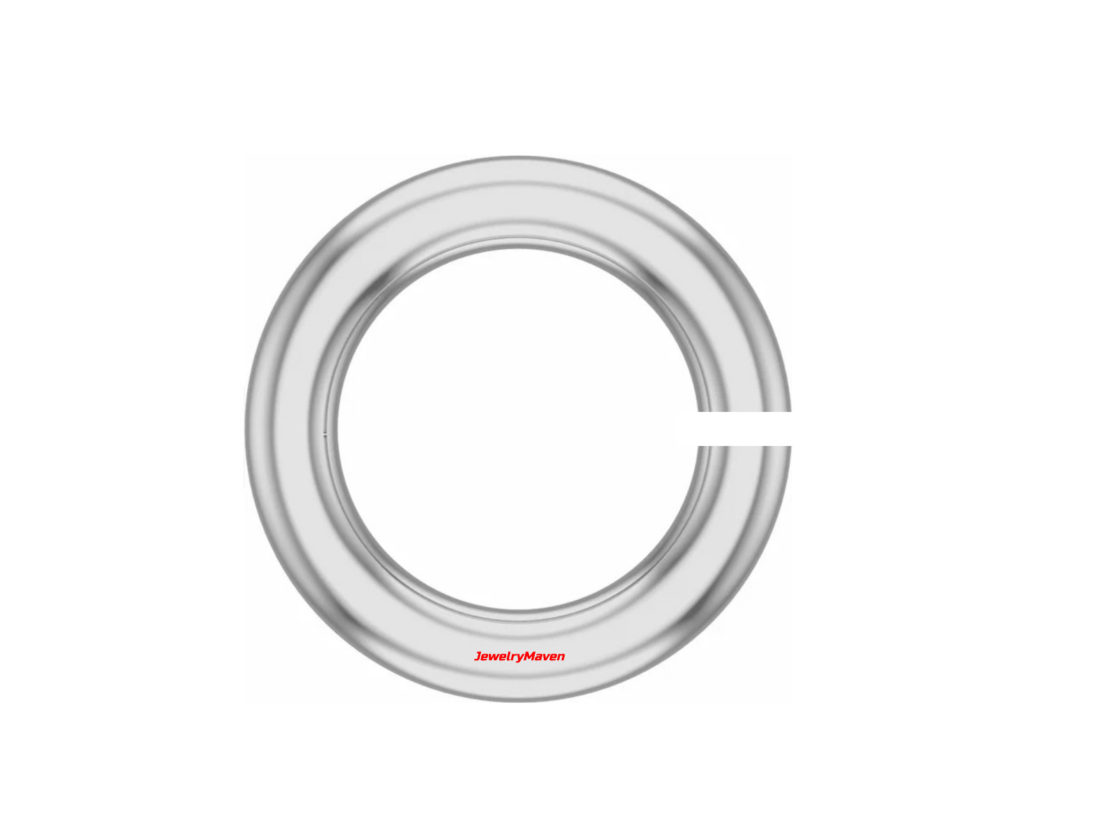 6mm OD 4.2mm ID Solid PLATINUM 950 20ga OPEN Jump Ring USA MADE