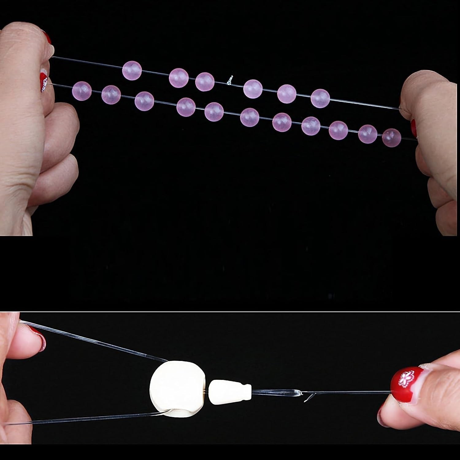 Elastic Bracelet String Cord Stretch Bead Cord for Transparent 230ft/70m(0.7mm)
