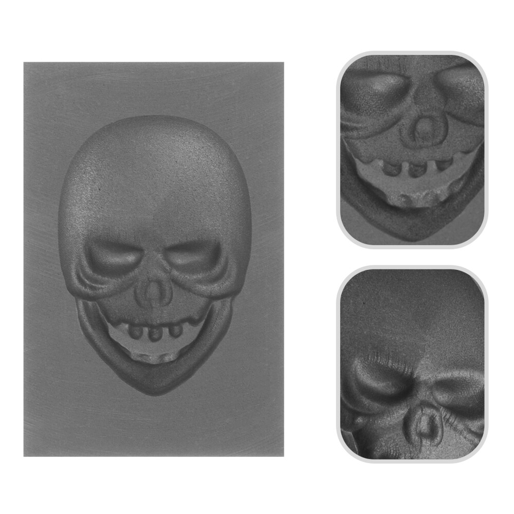 1PC Graphite Coin Molds for Metal Casting Crosses Crafts Skull Silver Ingot USA