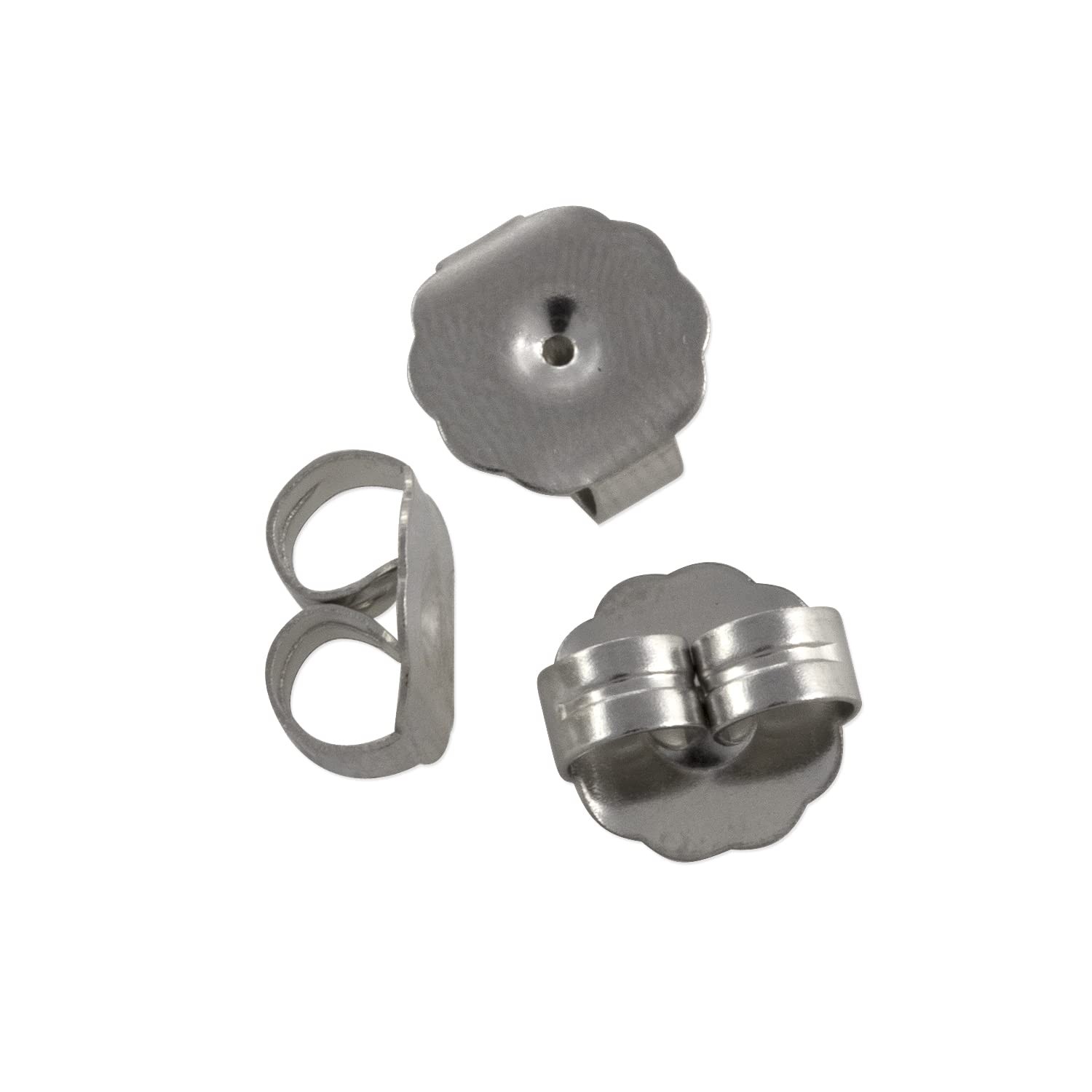 10 Pack Surgical Steel Earring Backs Large Replacement Stoppers