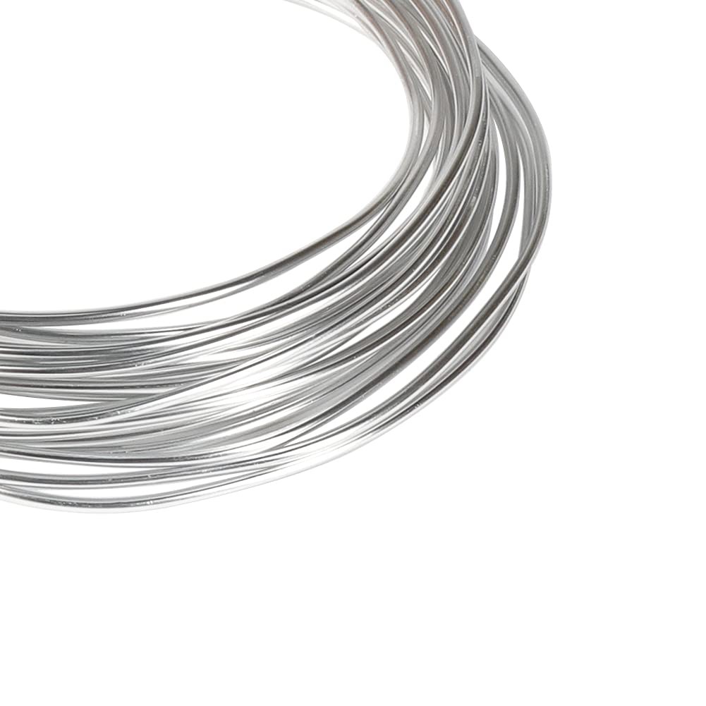 Tenn Well 12 Gauge Aluminum Wire, 100 Feet 2mm Bendable Metal Craft Wire for