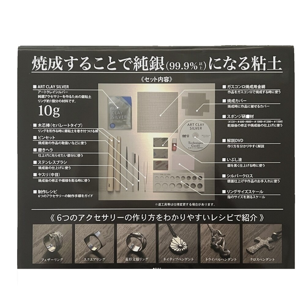 Art Clay Silver Starter Set 10g AIDA CHEMICAL INDUSTRY Japan NEW