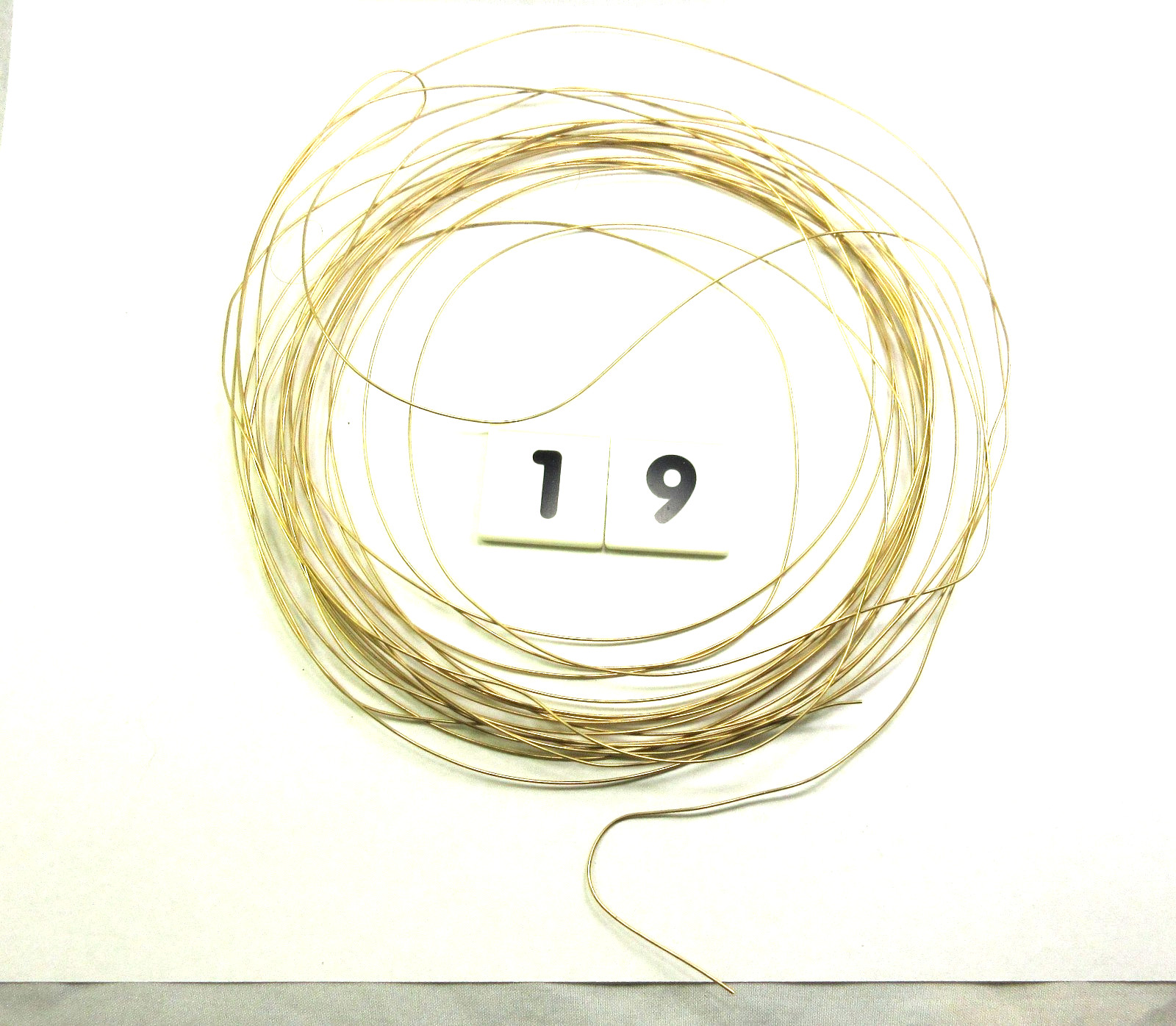 14/20 Yellow Gold-Filled Wire | Round | 21 Gauge | 25 Grams, 22 Feet USA, GF #19