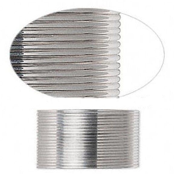 Wire, 5 Feet Sterling Silver 21 Gauge Dead Soft HALF Round Wrapping Wire