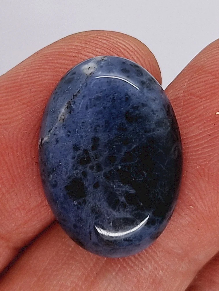 25x18mm Natural Sodalite Flat Back Cabochon Gemstone Cameo Jewelry Supply S2079G