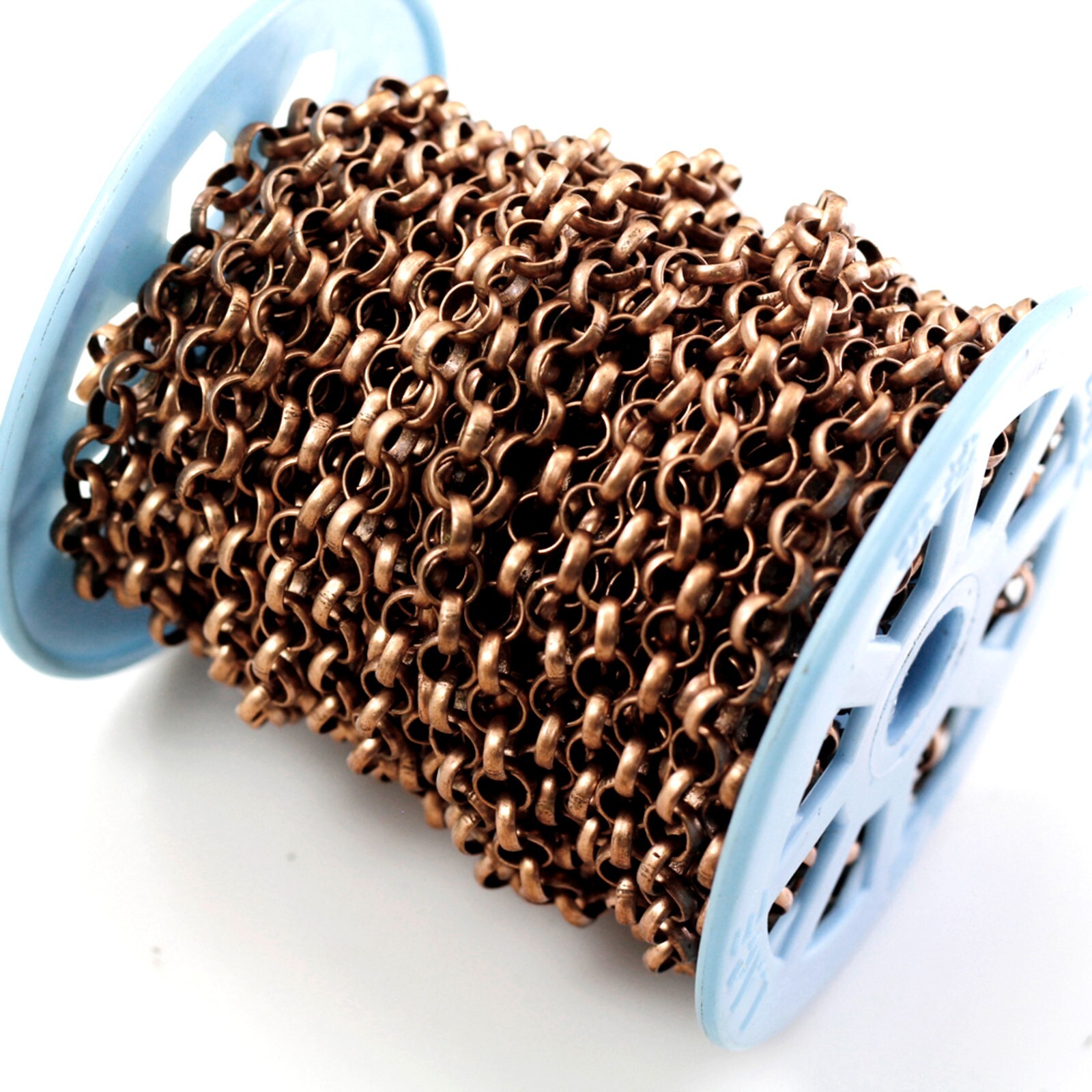 Copper Rolo Chain Round Linked Belcher Chain Neckalce 3mm 4mm 5mm 6mm 7mm Chain