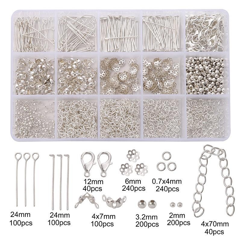 1260pcs/Set Jewelry Making Starter Kit Earrings Necklace Findings DIY