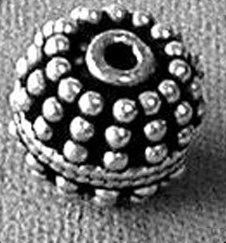 Bali Beads of Incredible Solid Sterling Silver | 12x11mm | 6 gram each| 2 Beads|