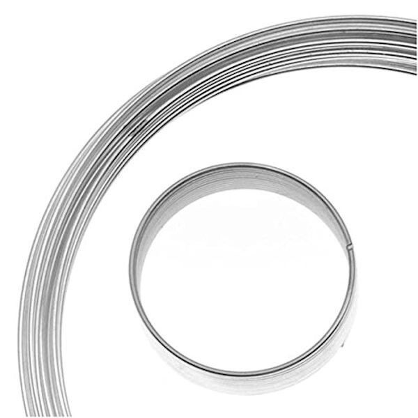50 Loops Silver Plated Stainless Steel Memory Wire Bracelet, Ring & Necklace MIX