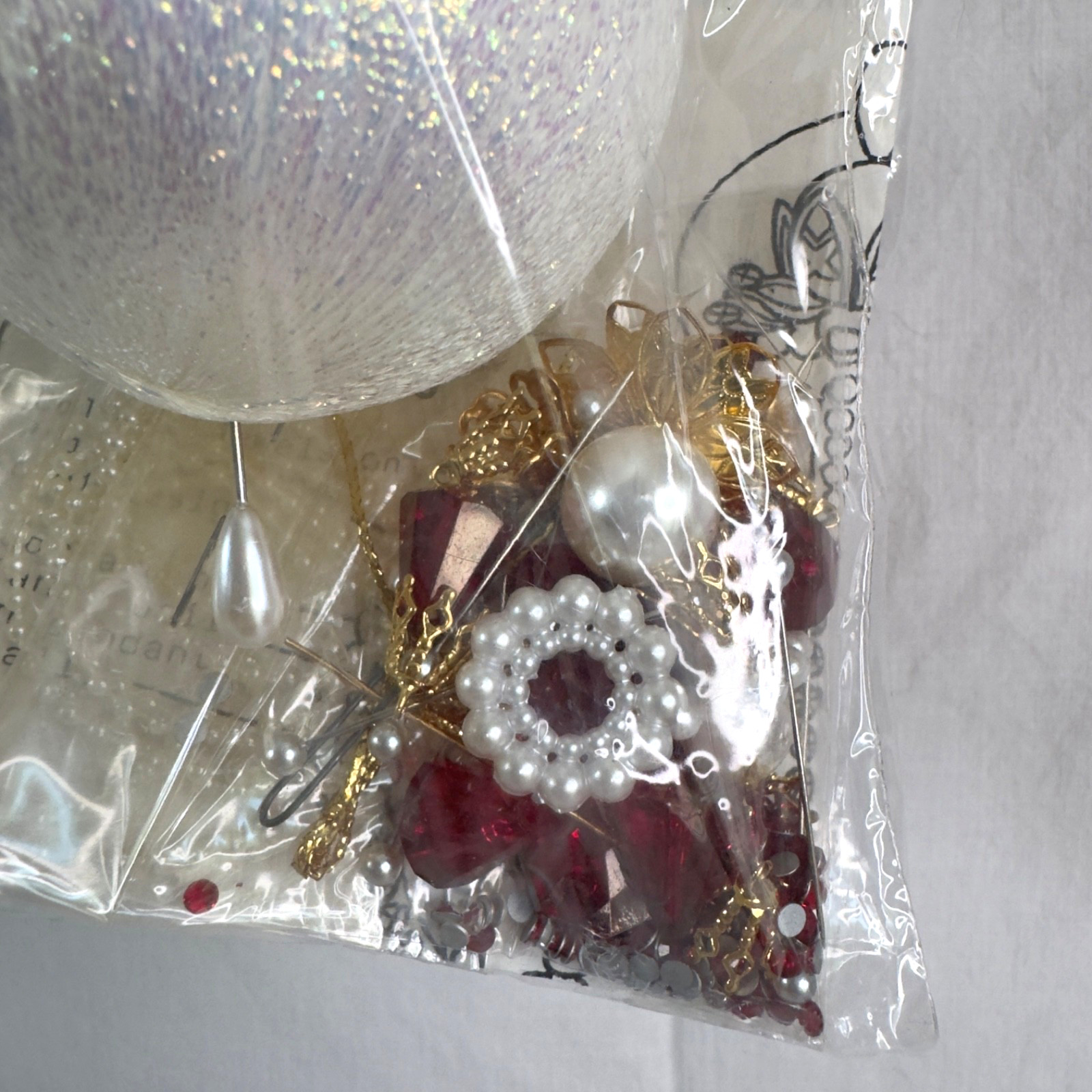 June Zimonick CHRISTMAS Beaded Ornament Kit “ENCHANTING BEAUTY” #SP690 :: NOS