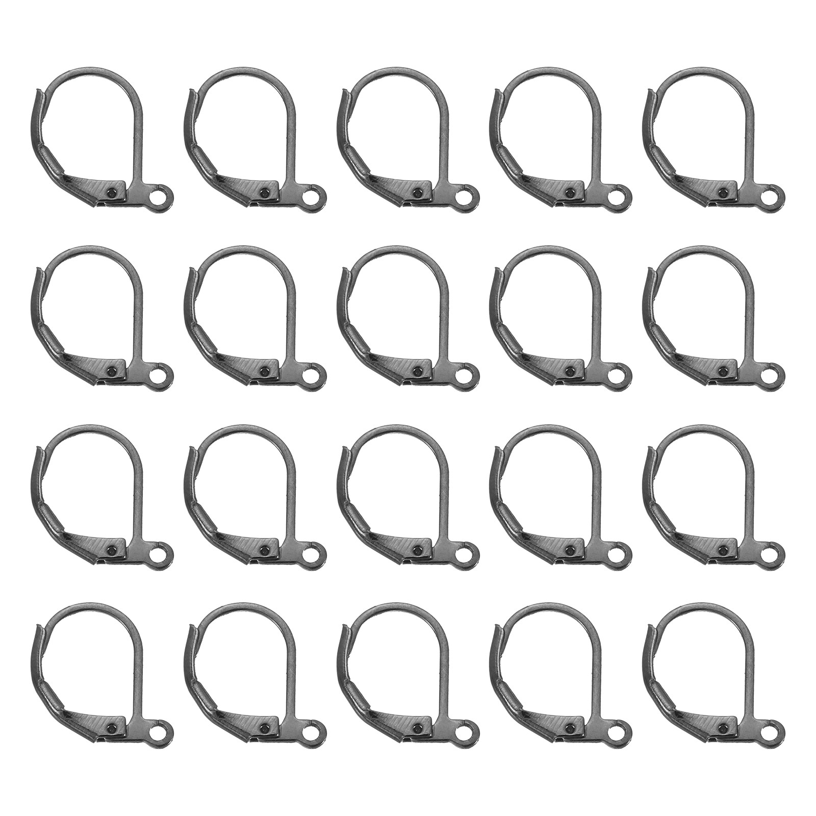 20Pcs LeverBack Earring Hooks French Ear Wire Earring Hook Black