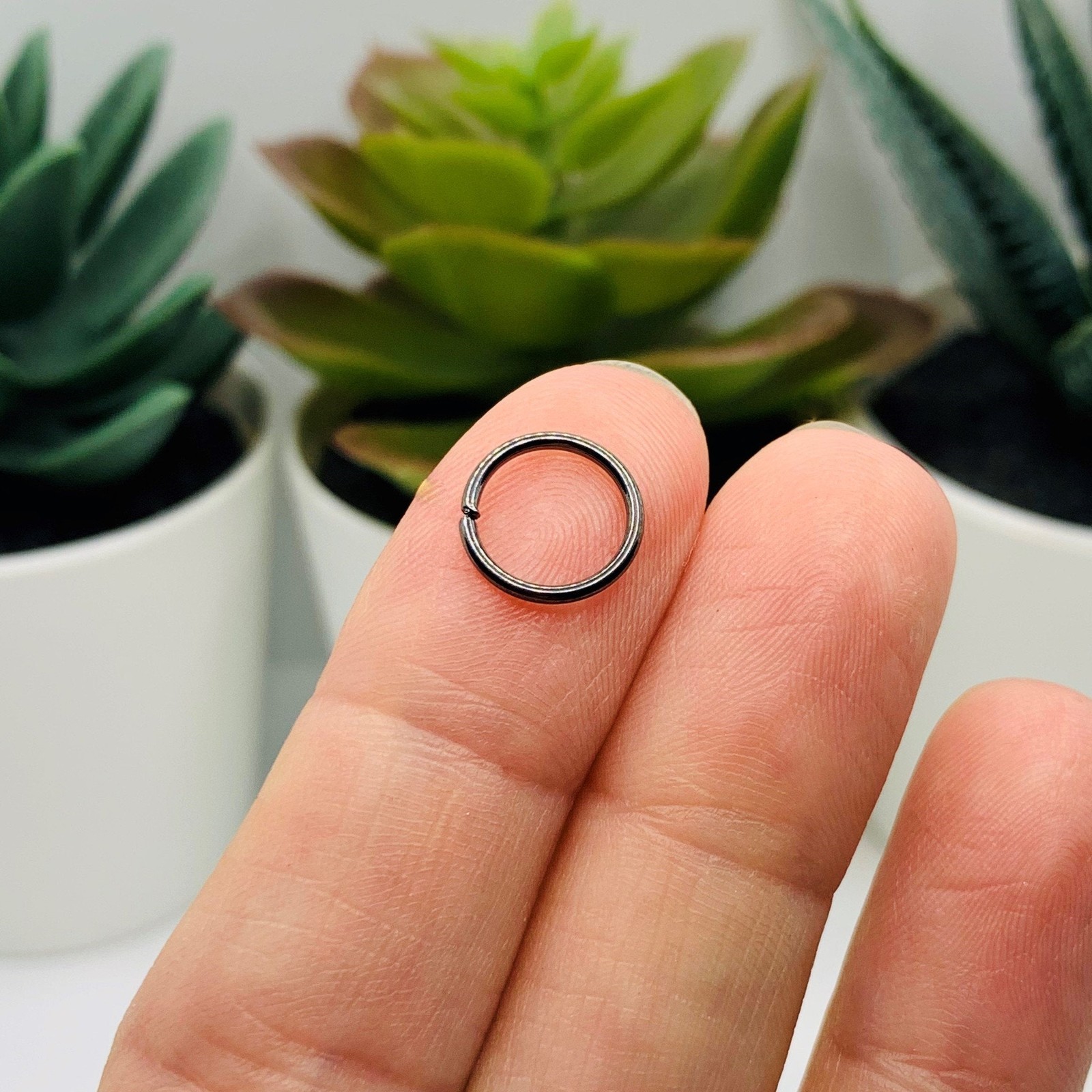 10mm, 18g, Gunmetal Open Jump Rings – US Seller