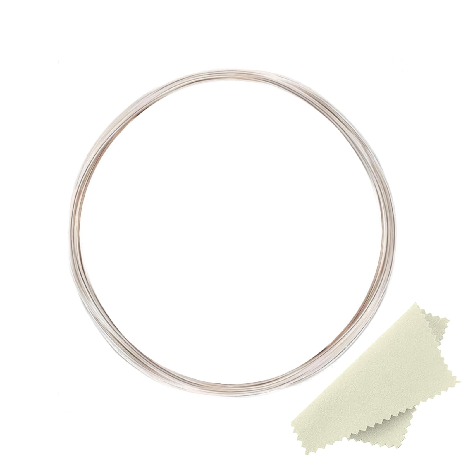 925 Sterling Silver Wire for Jewelry Making Wire 28 Gauge Half Hard Round Mak…