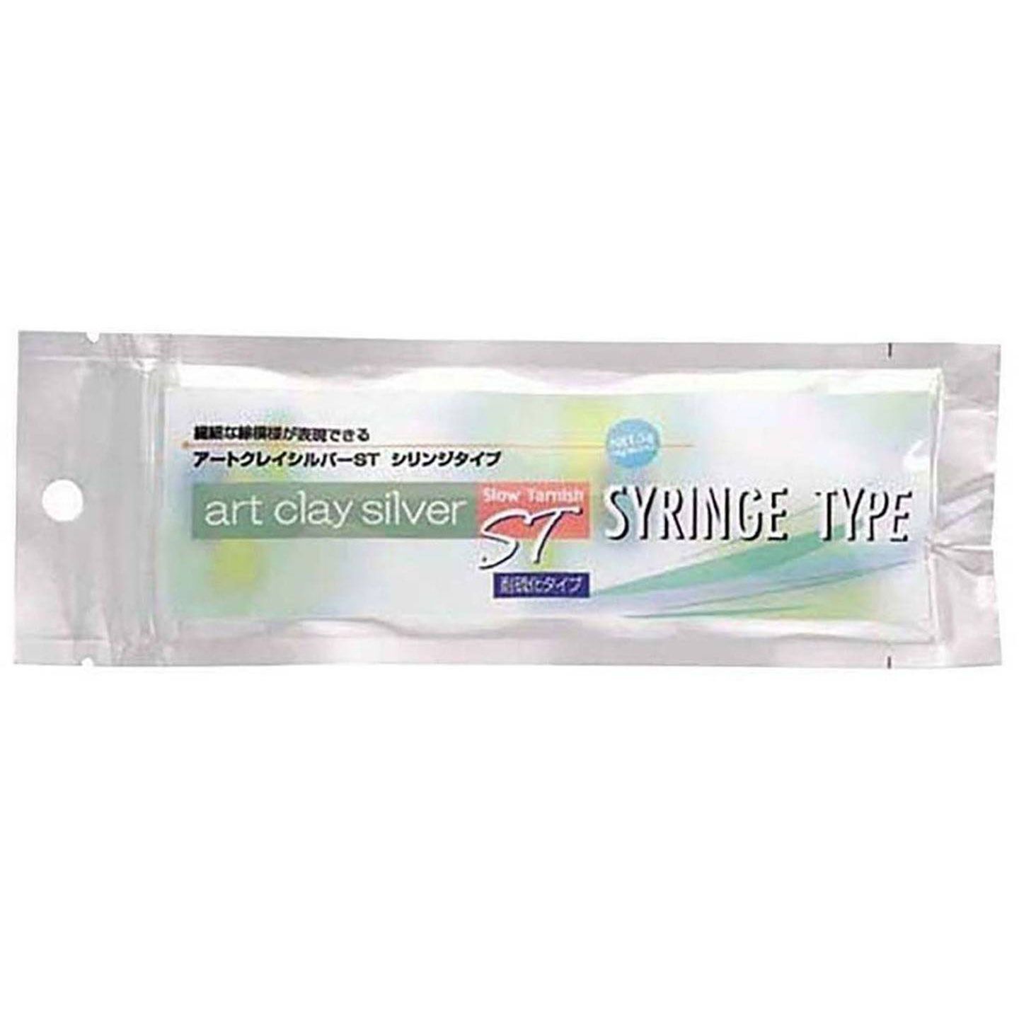 Art Clay Silver Slow Tarnish ST Syringe Type 10g A-0093 Precious Metal Clay PMC