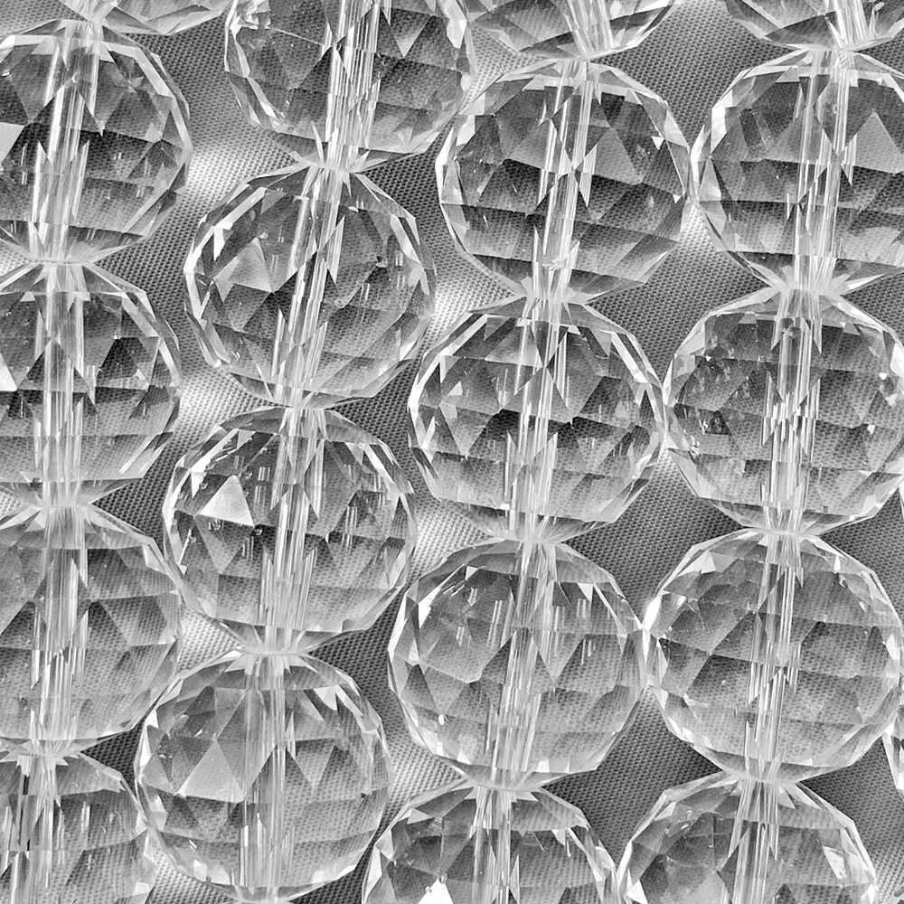 Clear Crystal 20mm Large Round Ball Chinese Crystal Glass Q6 Beads Per Pkg