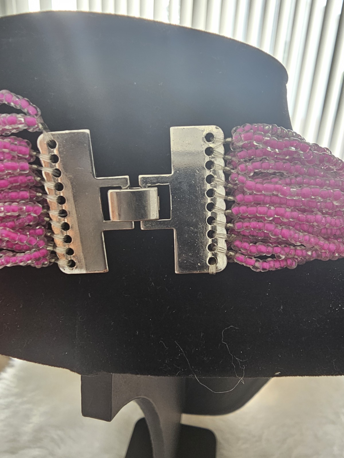 Multilayered Sand Bead Necklace