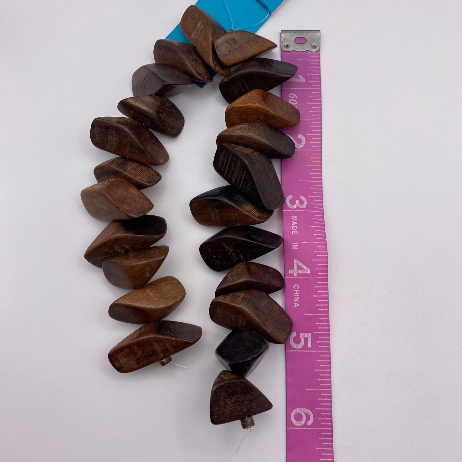 6 Strands Wooden Beads Round Shaped & Asymmetric Shaped Beads DIY Jewelry Making