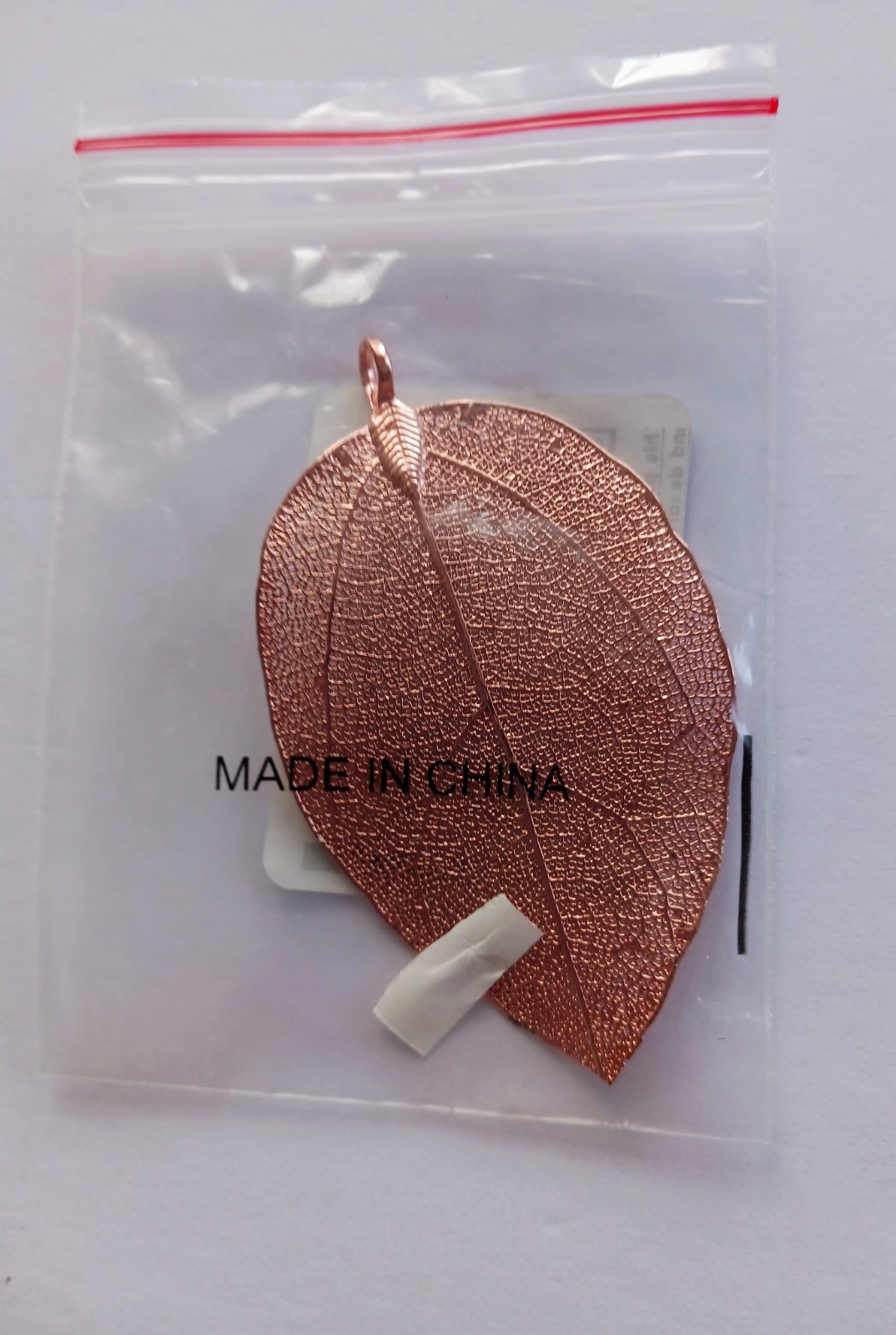 Fire Mountain Gems – RGP Leaf Pendant – 77mm x 51mm – Everyday Jewelry – NEW