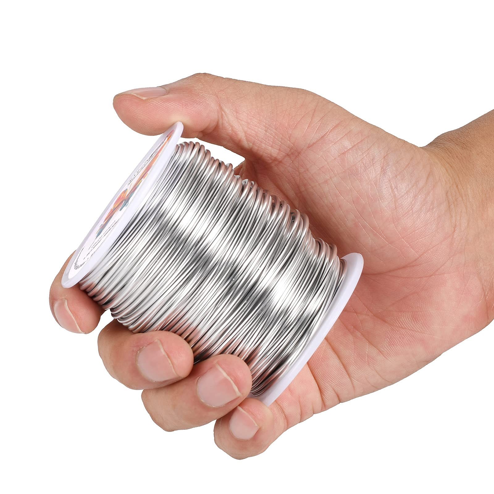 Aluminum Craft Wire 18 Gauge(1.0mm)–328 Feet(100M)+18 Gauge (1.0mm) 32.8Ft (1…