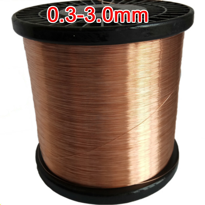 0.3mm-3.0mm 5M/10M Copper Wire Round Solid Bare Craft Jewellery Making Crafts