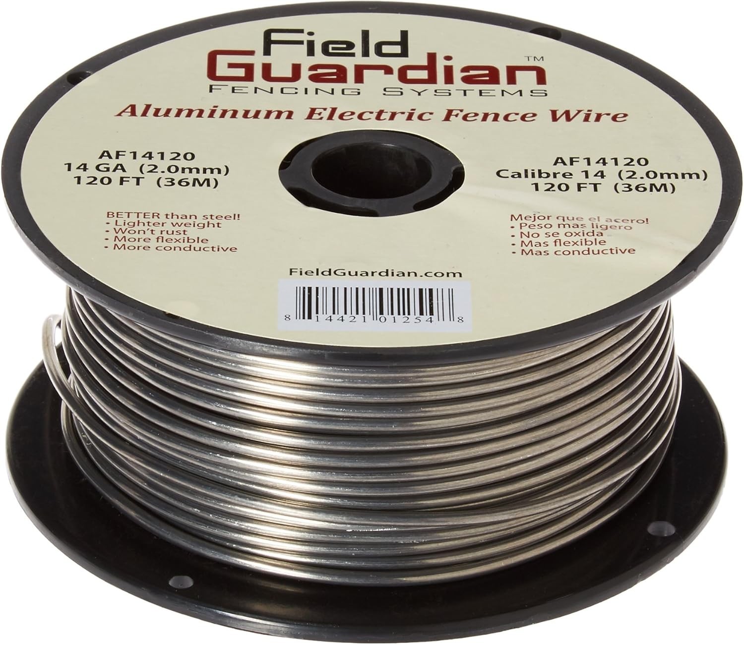 14 Gauge Aluminum Wire Fencing 120 Feet Lightweight Flexible Conductive