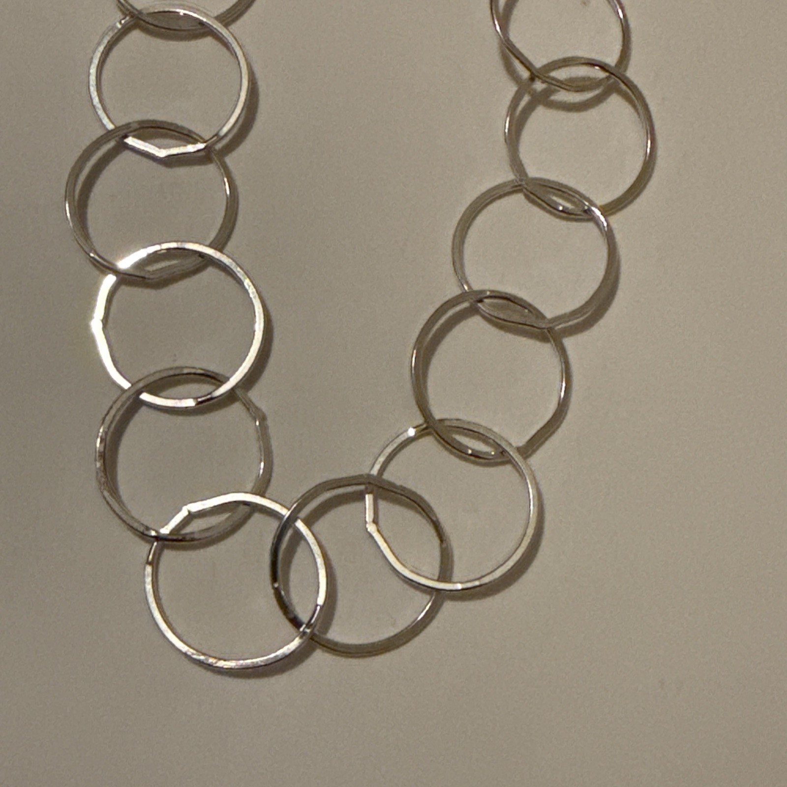 13mm flat cable chain 13mm sterling silver 5ft