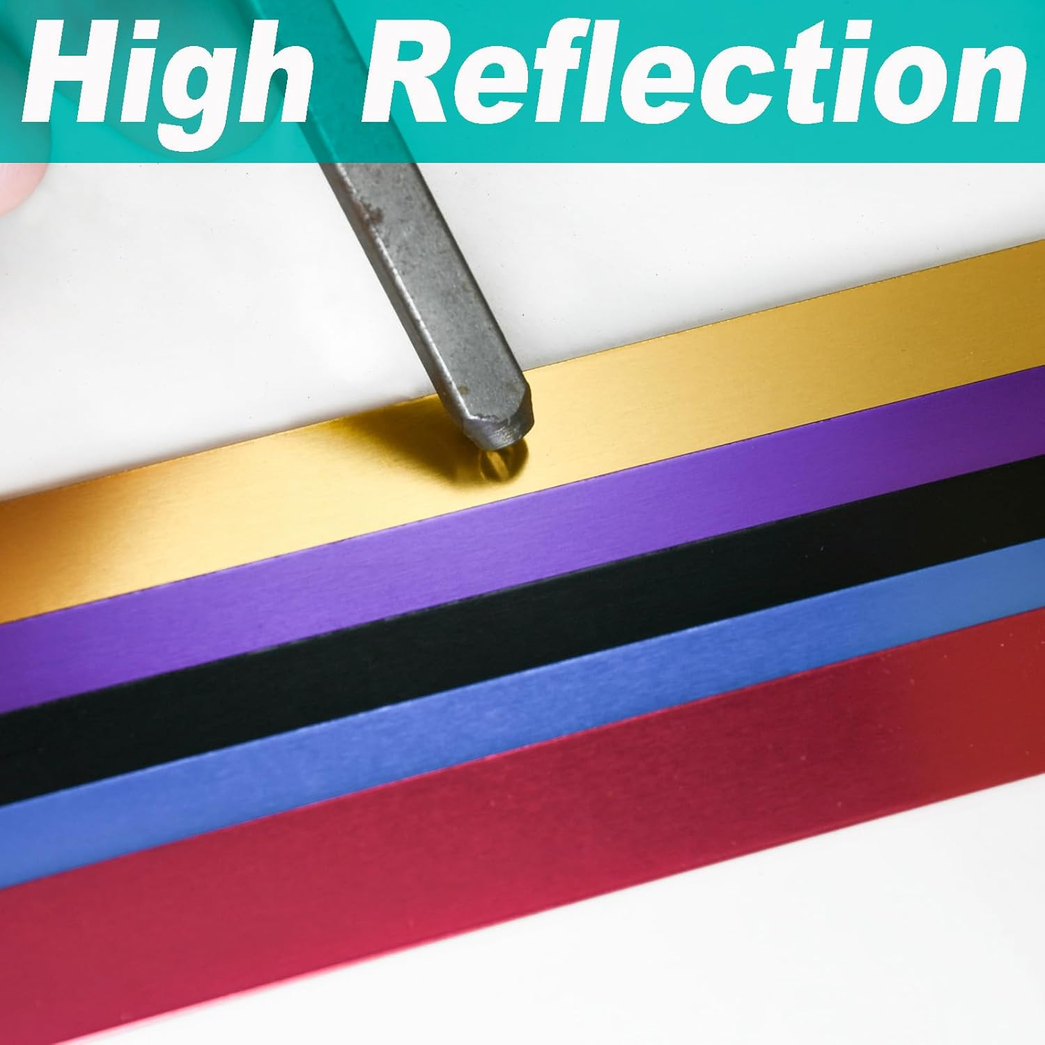 Anodized Aluminum Color Bracelet Blanks 1/2″ X 7″ X 0.05″ for Laser Engraving an