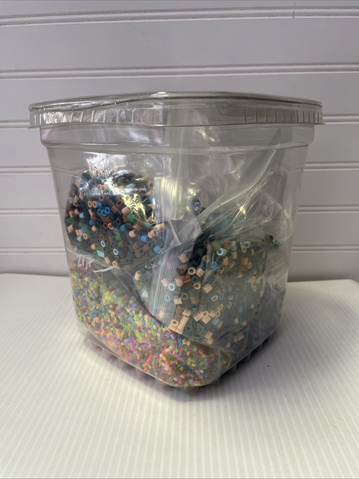 3 pounds Bulk Mixed Beads Lot- Vintage + Modern Jewelry Crafting