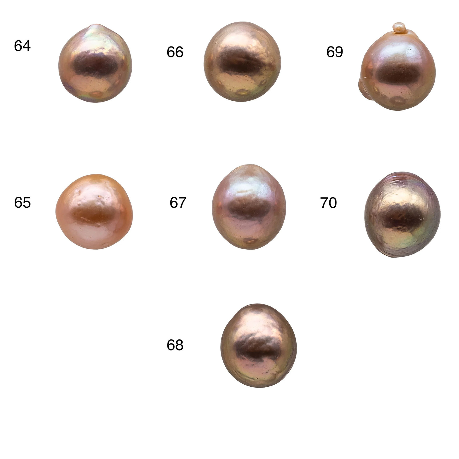 10-11mm Loose Edison Pearl with Very Nice Luster Undrilled Single Piece Freshwa