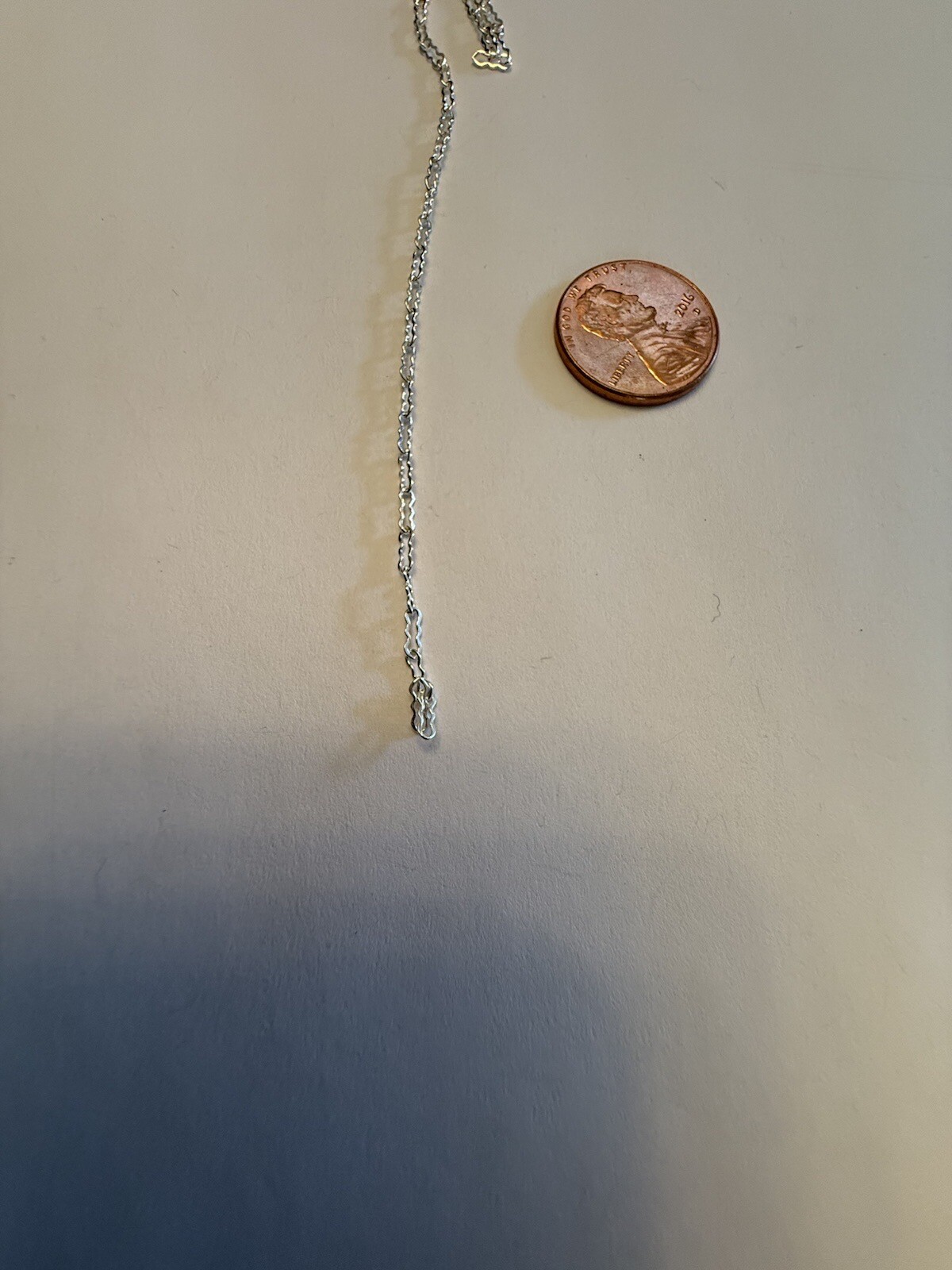 sterling silver flat peanut chain 5×1.7mm, 5ft