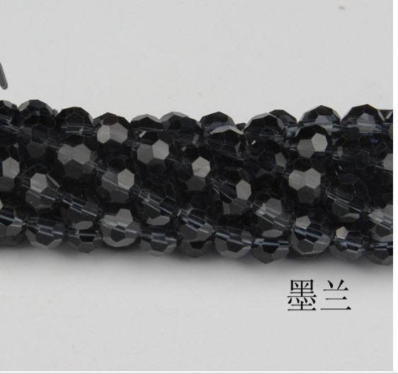 30/100pcs10mm Crystal Round Faceted Earth Loose spacer Beads