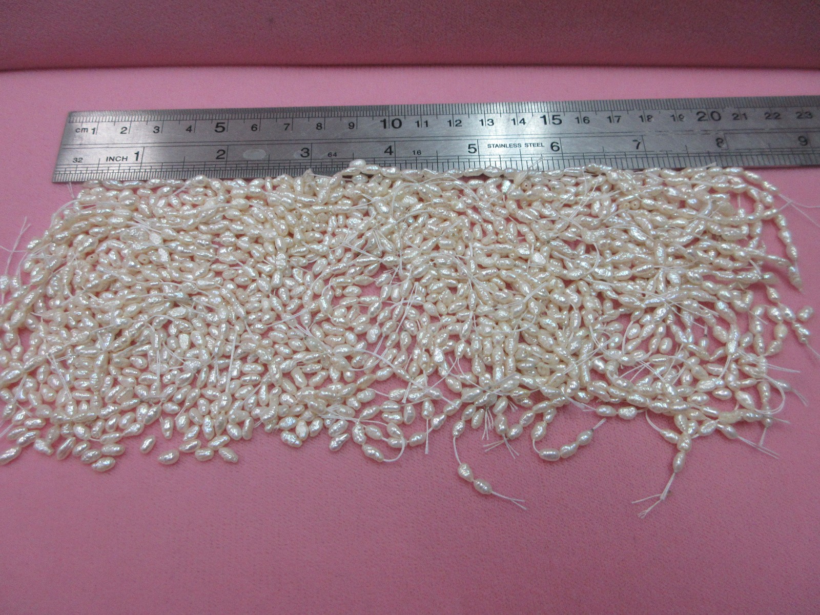 Vtg Loose Freshwater Rice Pearls 80.66 Grams