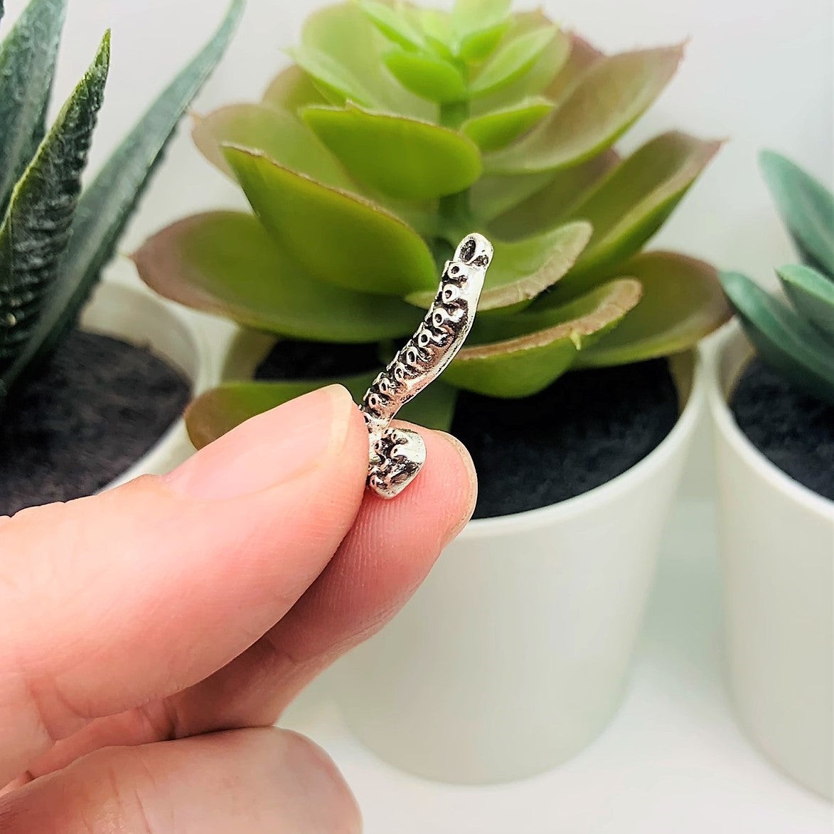 Silver Octopus Charm Connectors, 21x10mm – US Seller
