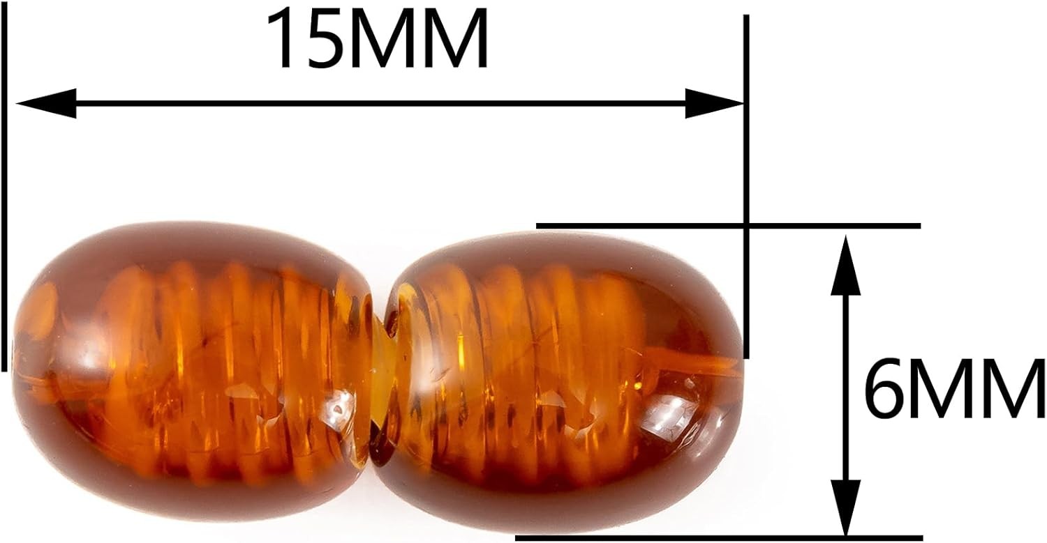 Plastic Screw Clasps for Jewelry Making(10 pcs) – Cognac
