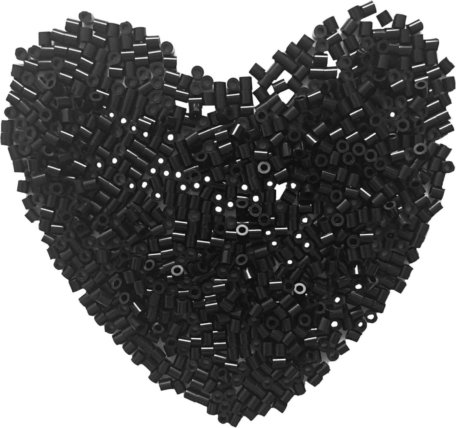 1000Pcs Fuse Beads – 5Mm Black Melting Beads for Crafts, Bead Bulk Refill.