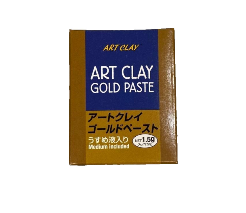 Art Clay Gold Paste 22k Gold Slip Glaze for Porcelain Glass Precious Metal Clay