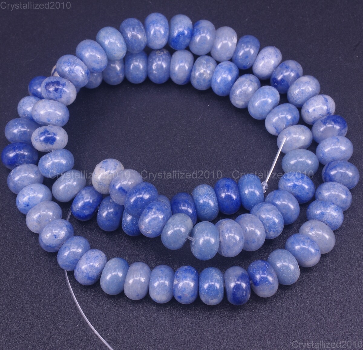 Natural Gemstones Rondelle Spacer Loose Beads 4mm x 6mm 5mm x 8mm Stone 15.5”
