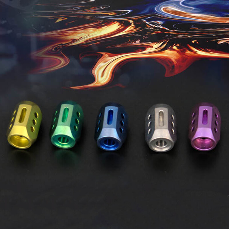 Titanium Alloy Knife Bead Cool DIY Pendant Lanyard Beads EDC Umbrella Rope Tools
