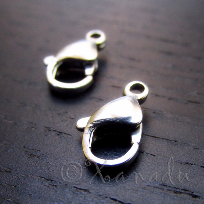Lobster Claw Clasps – 13mm Stainless Steel Finding C6193 – 5, 10 Or 20PCs