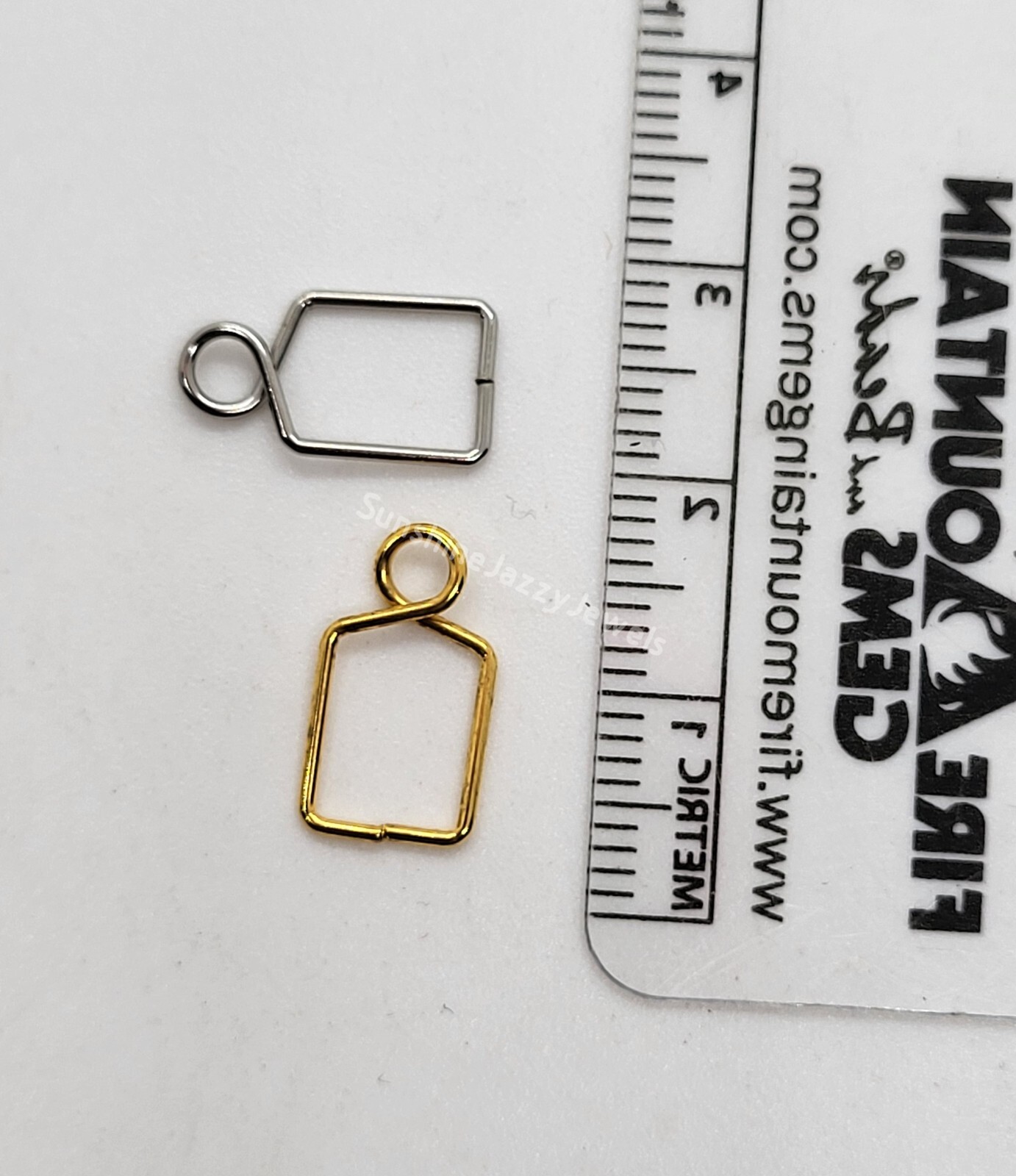 Chandelier/ Prism Silver Plated 8x14mm Pinch Bail Connectors; Strong