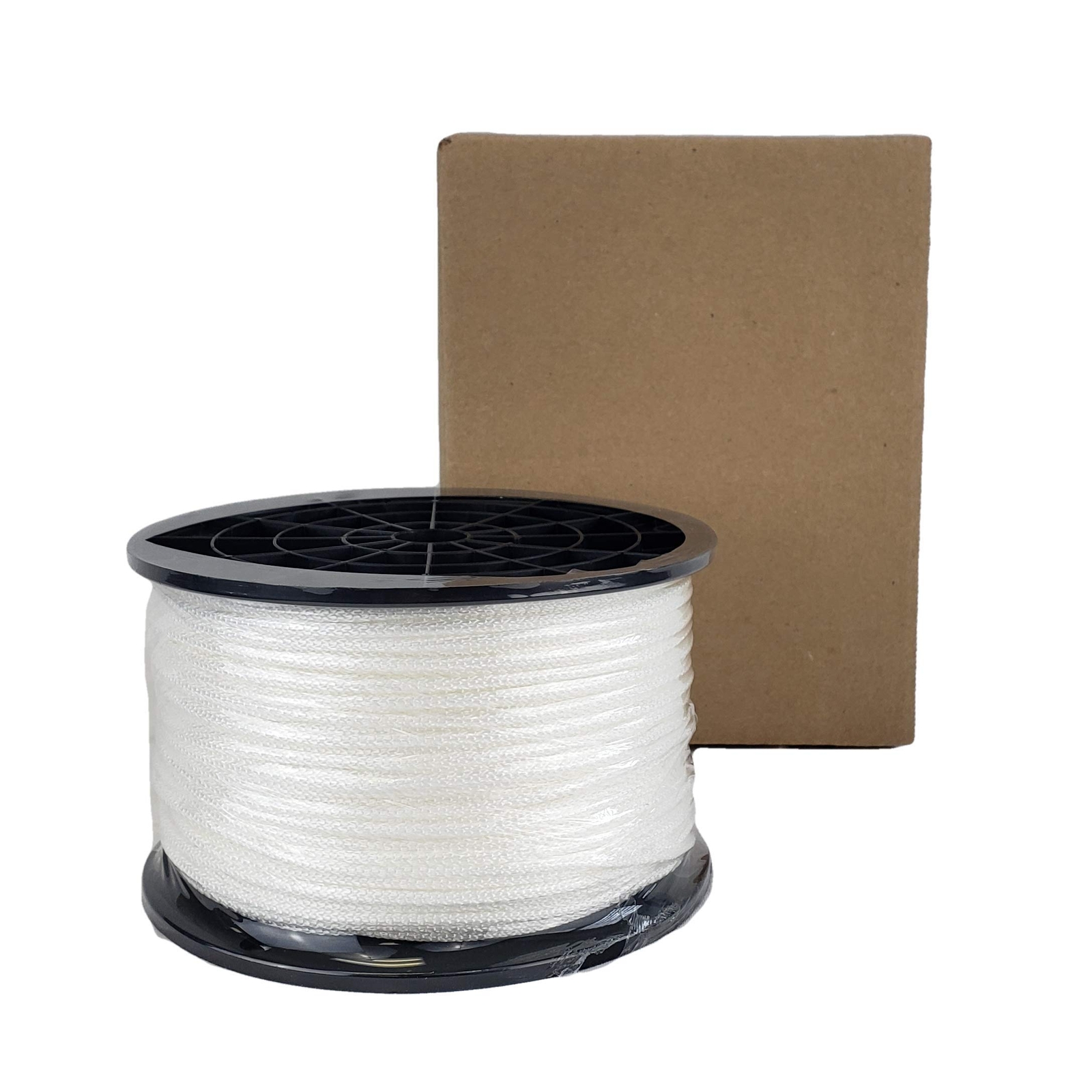 QNR 1/8 inch Knotrite Nylon Rope – 500 Foot Spool | 100% Nylon – Solid Braid