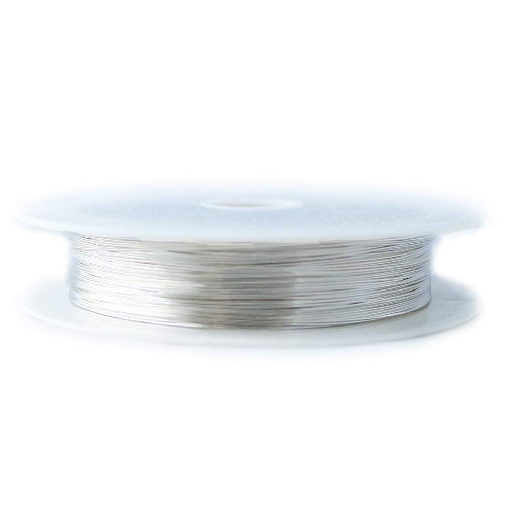 22 Gauge, 999 Fine Silver Wire Dead Soft Round Made in USA 25FT by CRAFT WIRE