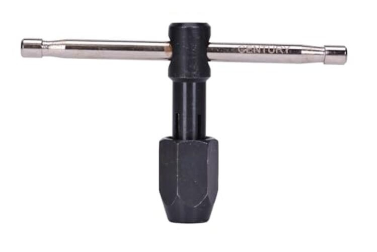 98501 T-handle Tap Wrench, 0-Inch – 1/4-Inch, steel 0″ to 1/4″, 0.00 to 6.0M