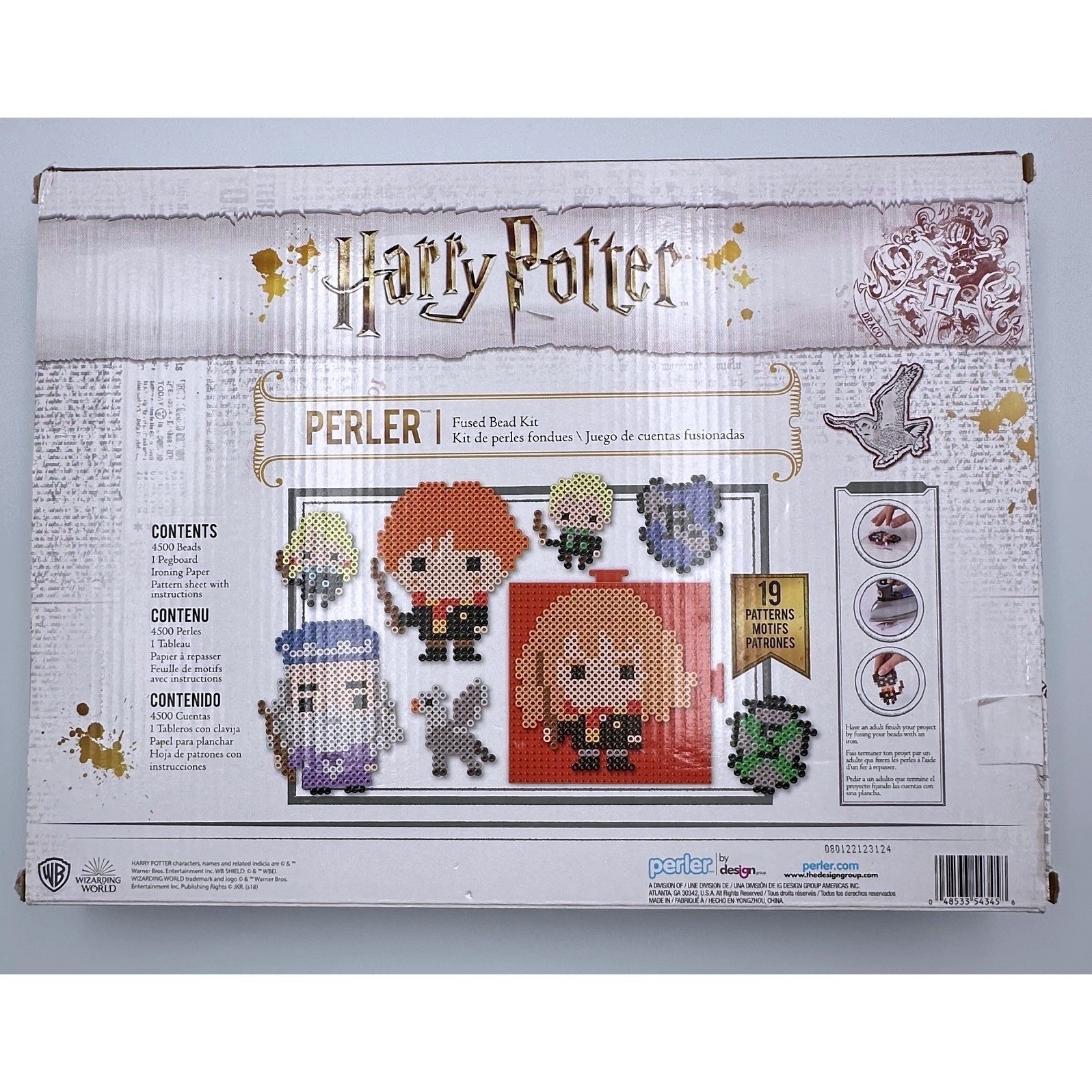 Harry Potter Perler Deluxe Fused Bead DIY Kit 4503 PC 19 Patterns Multicolor NIB